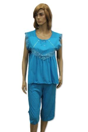Заказывая в нашей компании Турецкие женские пижамы оптом в Кемерово, Вы можете быть уверены в их высоком качестве. Изделия не потеряют цвет и форму даже после множества стирок.